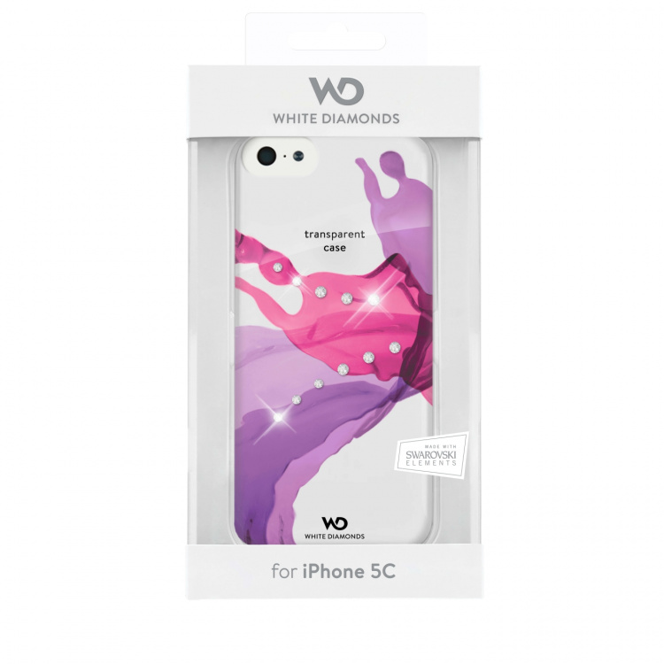 White Diamonds WHITE-DIAMONDS Skal iPhone5C Liquids Rosa White Diamonds WHITE-DIAMONDS Skal iPhone5C Liquids Rosa