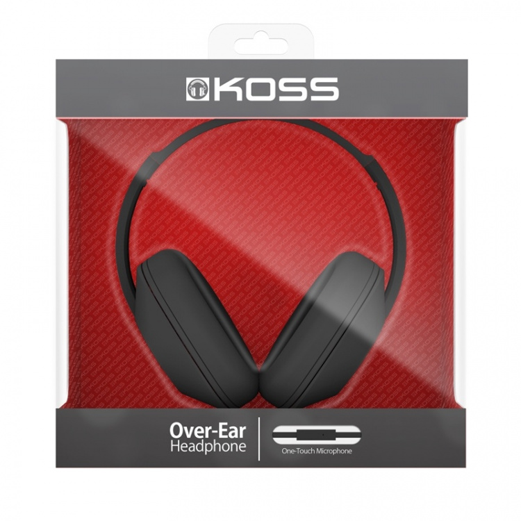 KOSS Hörlur UR23i Over-Ear One Touch Mic Svart KOSS Hörlur UR23i Over-Ear One Touch Mic Svart