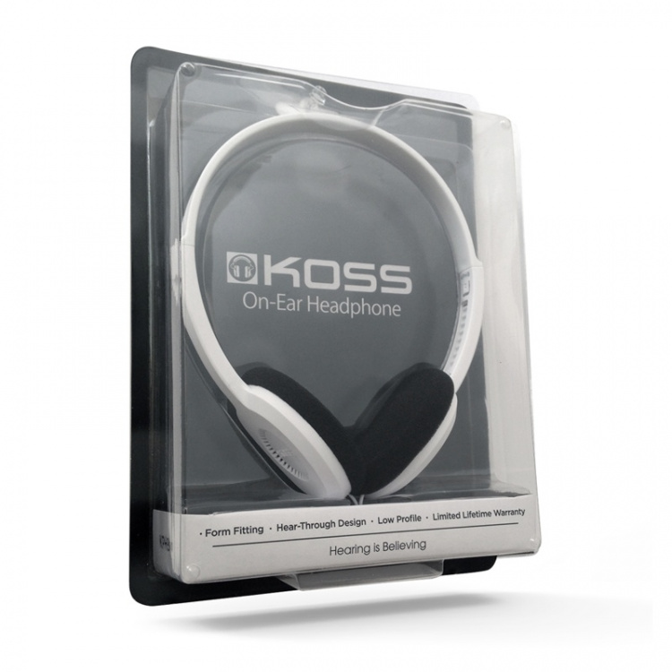 KOSS Hörlur KPH8W On-Ear Vit