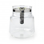Nedis Glass kaffekannan | Kompatibel med: Moccamaster K / KB/ 1 0PL / Excellent 10S | 1.2 l | Svart