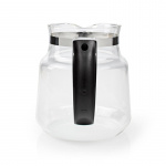 Nedis Glass kaffekannan | Kompatibel med: Moccamaster K / KB/ 1 0PL / Excellent 10S | 1.2 l | Svart