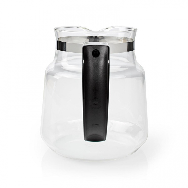 Nedis Glass kaffekannan | Kompatibel med: Moccamaster K / KB/ 1 0PL / Excellent 10S | 1.2 l | Svart