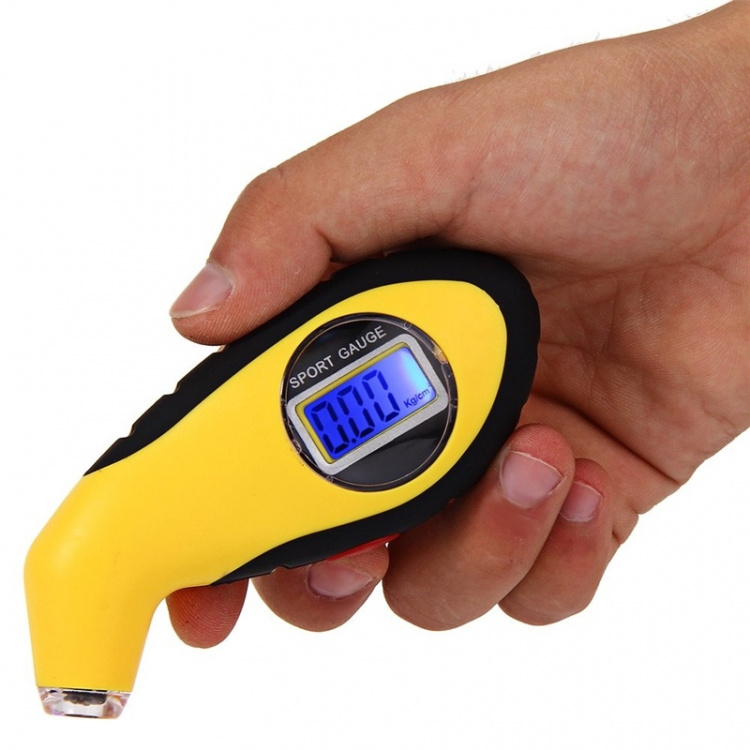 Digital Lufttrycksmätare för bil, motorcykel och cykel