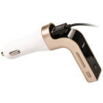 FM-sändare med Bluetooth-handsfree (Guld) FM-sändare med Bluetooth-handsfree (Guld)