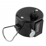 Handräknare med fyrsiffrigt räkneverk, Svart