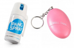 Självförsvarskit - Pangspray och överfallslarm (Rosa)
