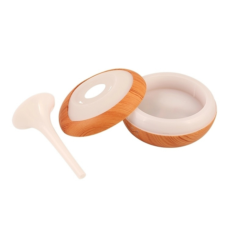 Luftfuktare trä LED-lampa, Ljust trä 240 ml