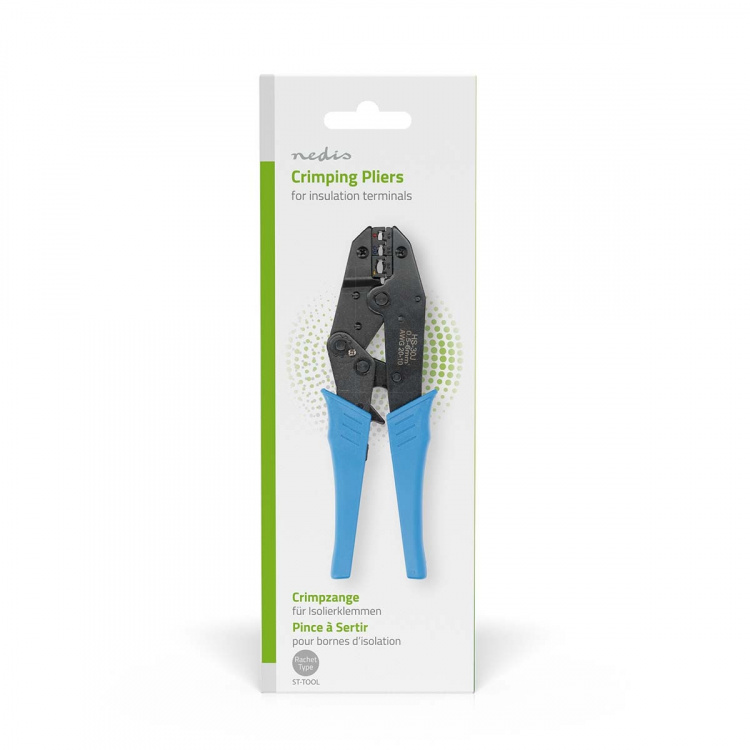 Nedis Crimp pliers | Isoleringsterminal | Tång | Metall / PVC | Blå / Svart Nedis Crimp pliers | Isoleringsterminal | Tång | Metall / PVC | Blå / Svart