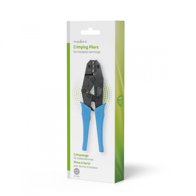 Nedis Crimp pliers | Isoleringsterminal | Tång | Metall / PVC | Blå / Svart Nedis Crimp pliers | Isoleringsterminal | Tång | Metall / PVC | Blå / Svart