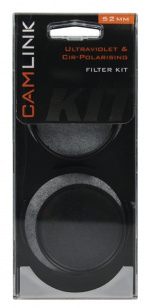 Camlink UV & Cir-Polariserings Filter Kit 52 mm