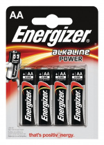 Energizer Power alkaline AA/LR6 4-pack (E300132900) Energizer Power alkaline AA/LR6 4-pack (E300132900)