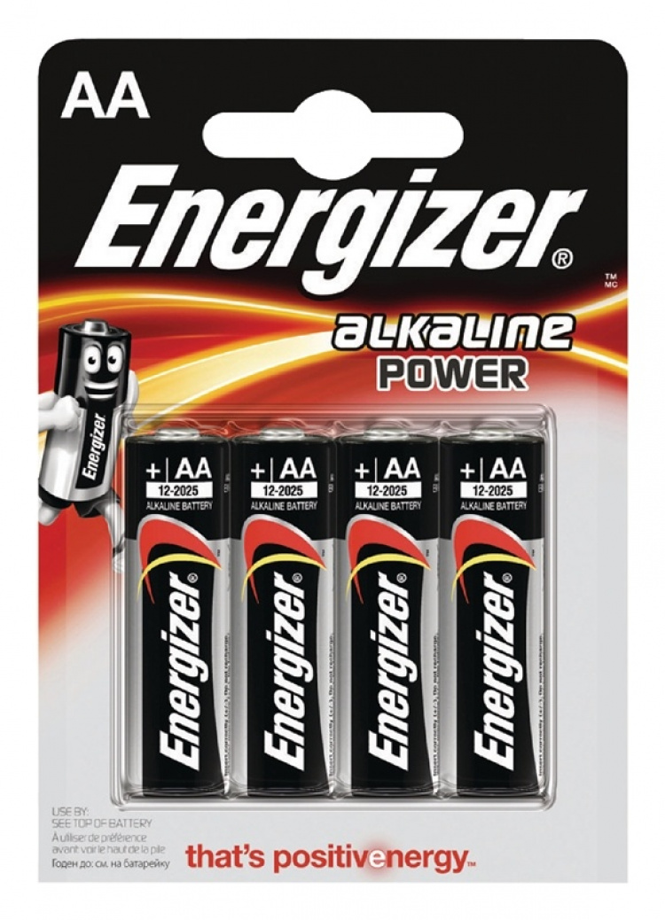 Energizer Power alkaline AA/LR6 4-pack (E300132900) Energizer Power alkaline AA/LR6 4-pack (E300132900)