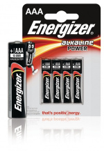 Energizer Power alkaline AAA/LR03 4-pack (E300132600) Energizer Power alkaline AAA/LR03 4-pack (E300132600)
