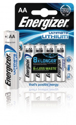 Energizer Ultimate lithium batteri FR6 FSB4 (635206) Energizer Ultimate lithium batteri FR6 FSB4 (635206)