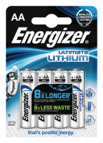 Energizer Ultimate lithium batteri FR6 FSB4 (635206) Energizer Ultimate lithium batteri FR6 FSB4 (635206)