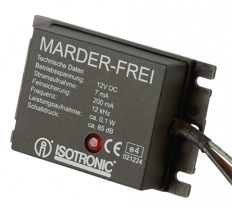 ISOTRONIC Mård frånstötande apparat 12 kHz Utomhus 12 V