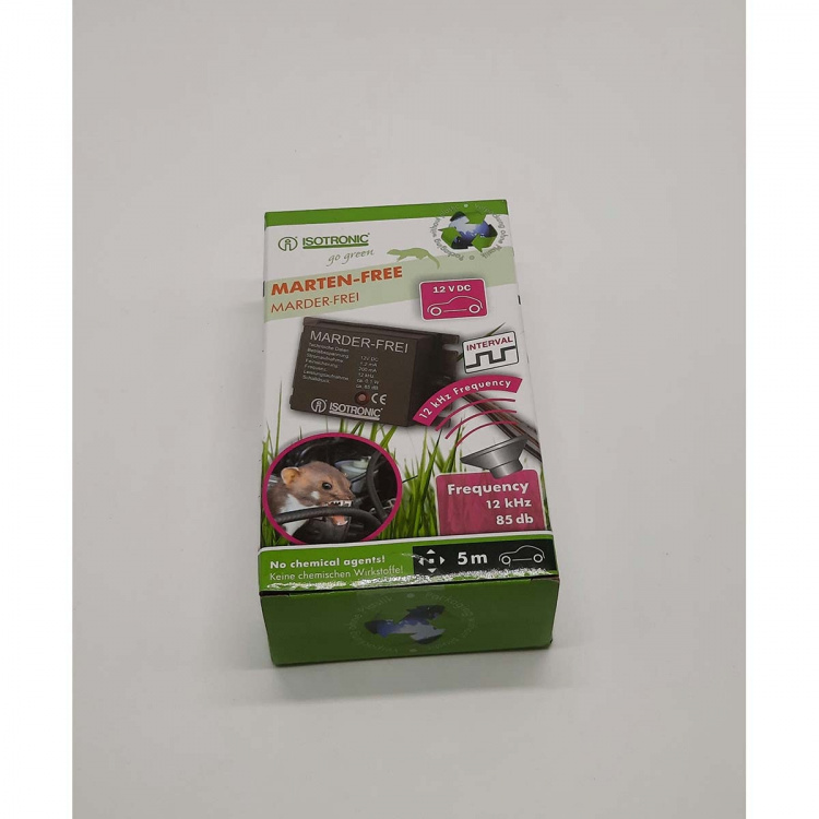 ISOTRONIC Mård frånstötande apparat 12 kHz Utomhus 12 V