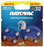 Rayovac Hörapparatsbatterier 6 st 1.4 V