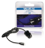 Valueline Billaddare 1-Utgång 2.1 A Micro USB Svart Valueline Billaddare 1-Utgång 2.1 A Micro USB Svart
