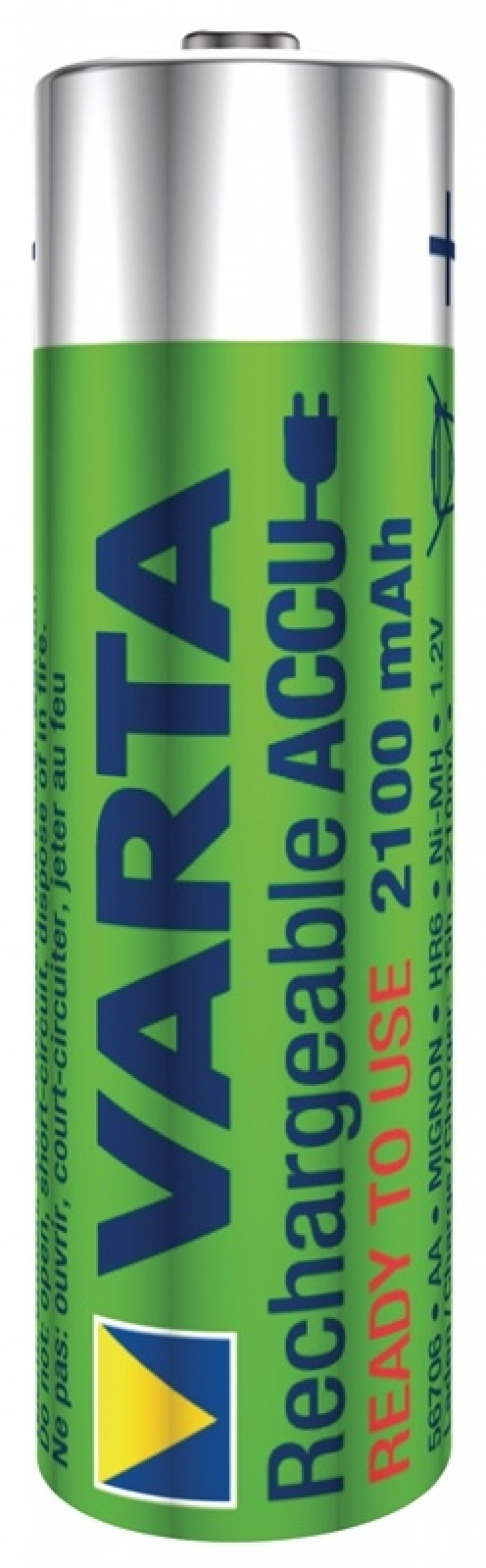Varta Batteri NiMH AA/LR6 1.2 V 2100 mAh R2U 4-pack