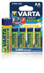Varta Batteri NiMH AA/LR6 1.2 V 2100 mAh R2U 4-pack