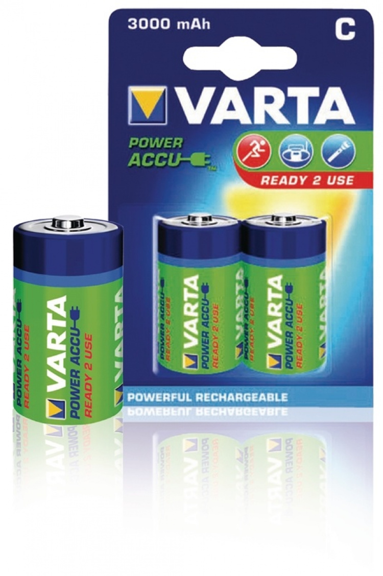 Varta Batteri NiMH C/LR14 1.2 V 3000 mAh R2U 2-pack Varta Batteri NiMH C/LR14 1.2 V 3000 mAh R2U 2-pack