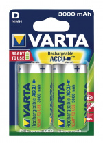 Varta Batteri NiMH D/LR20 1.2 V 3000 mAh R2U 2-pack