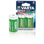 Varta Batteri NiMH D/LR20 1.2 V 3000 mAh R2U 2-pack