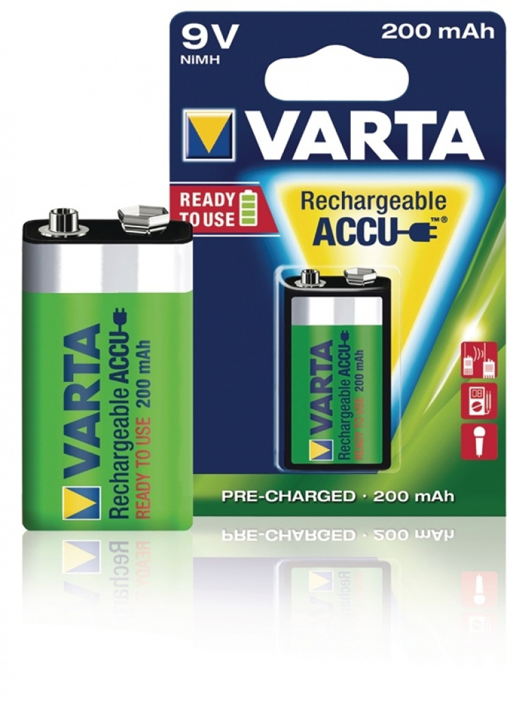 Varta Batteri NiMH LR22 8.4 V 200 mAh R2U 1-pack