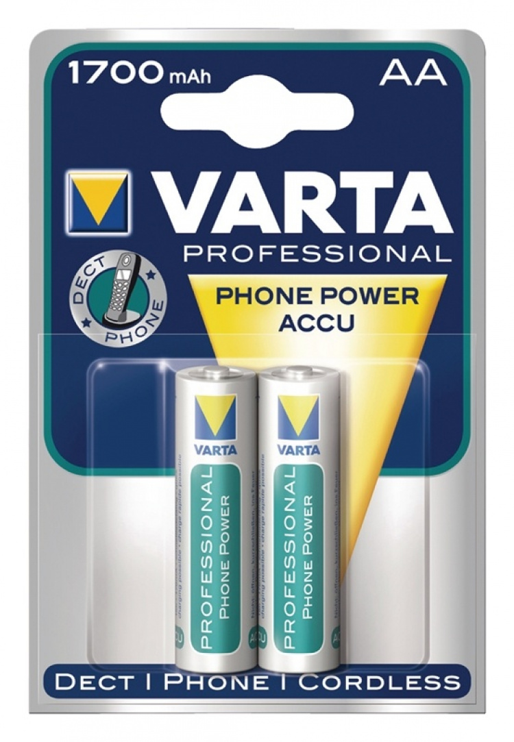 Varta Laddningsbara Ni-MH-batteri AA | 1.2 V DC | 1600 mAh | 2-Blisterkort Varta Laddningsbara Ni-MH-batteri AA | 1.2 V DC | 1600 mAh | 2-Blisterkort