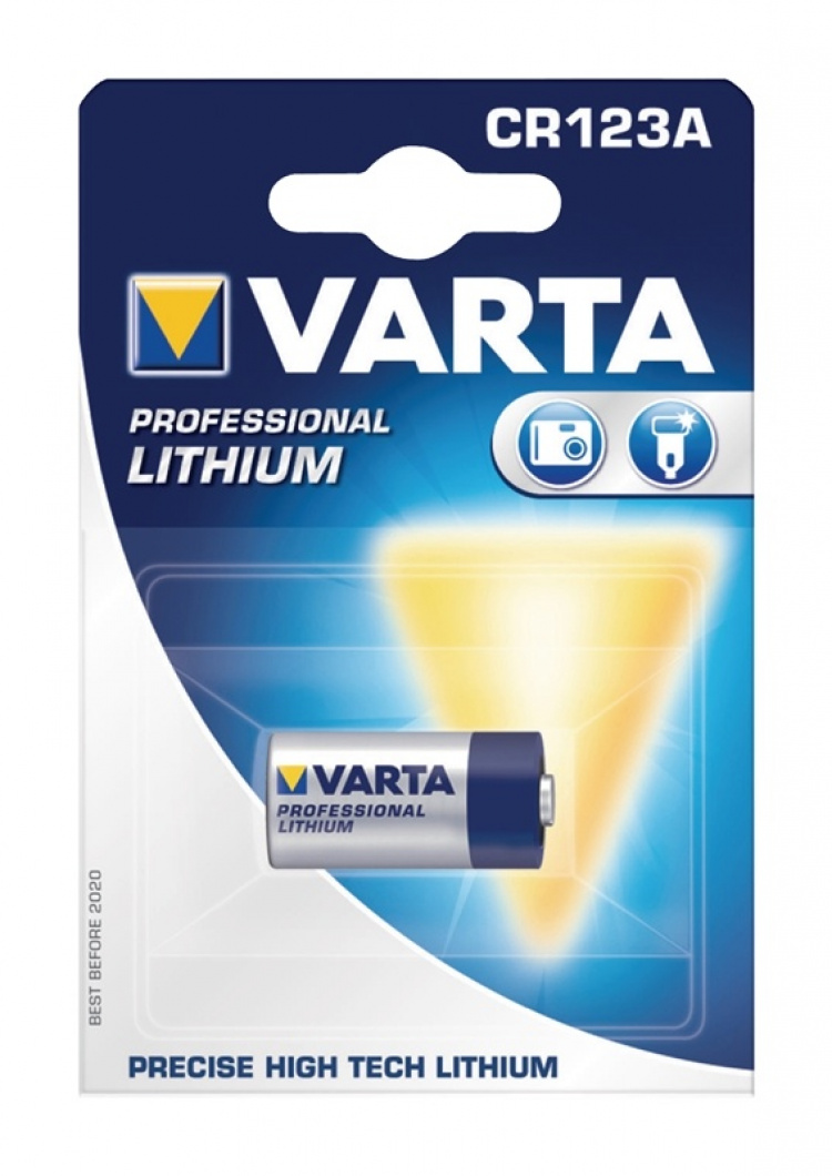 Varta CR123A fotobatteri 3 V 1600 mAh