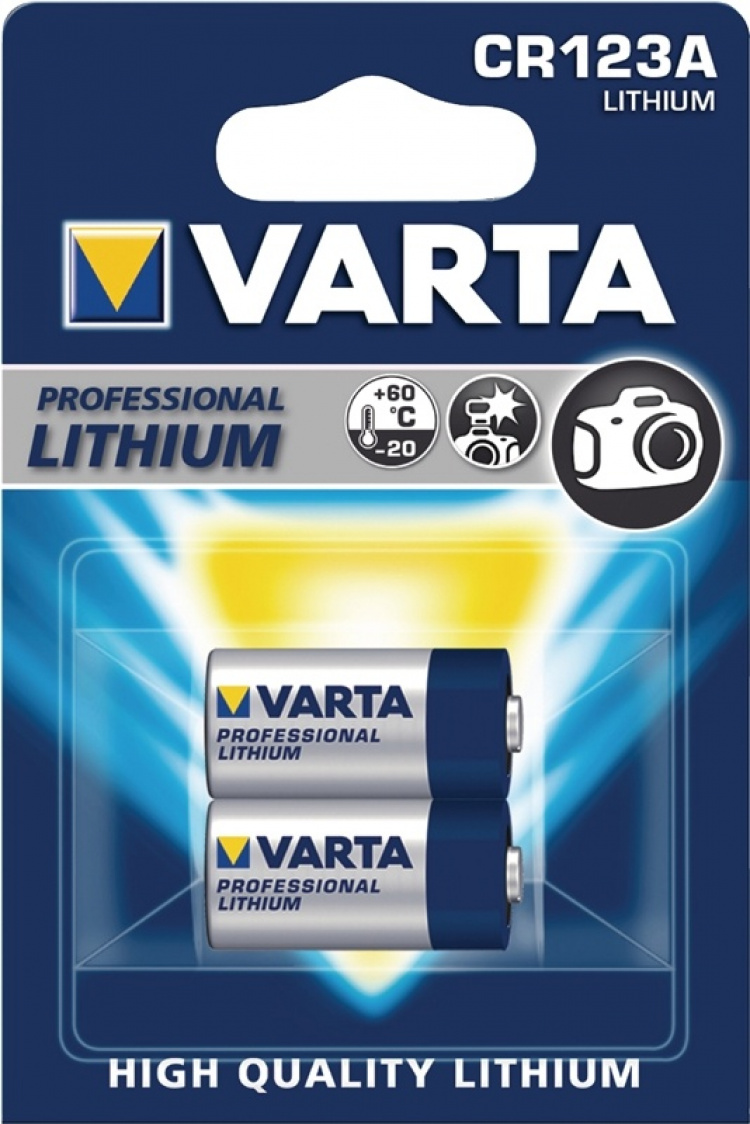 Varta CR123A fotobatteri 3 V 1600 mAh