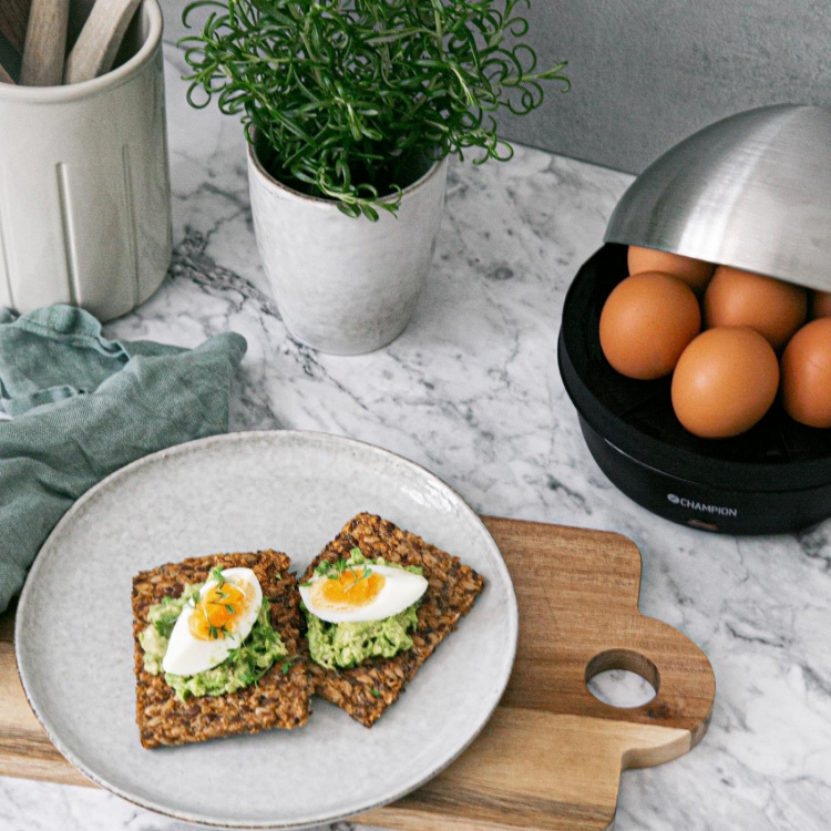 Champion Äggkokare 7 Ägg EB100 Rostfri Champion Äggkokare 7 Ägg EB100 Rostfri