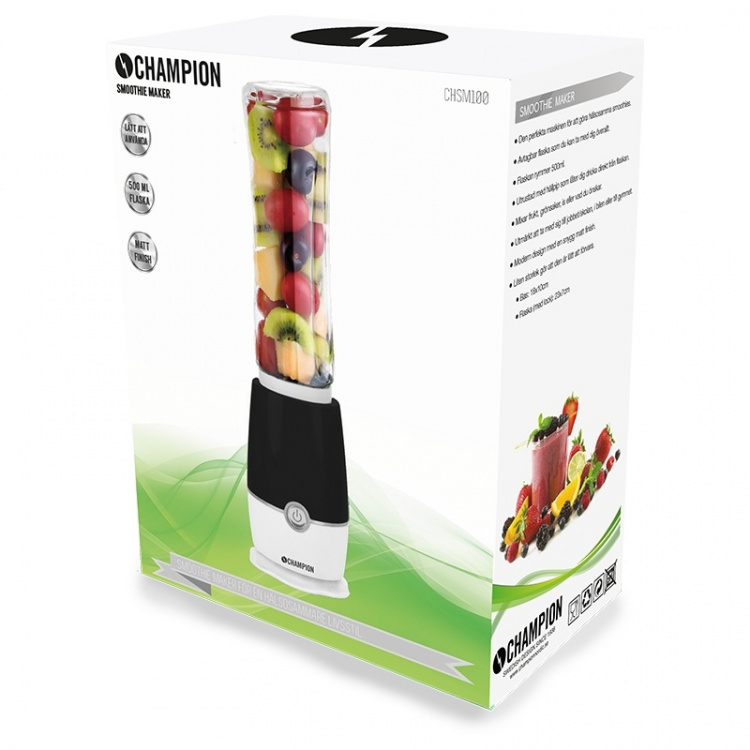 Champion Smoothie Maker 180W SM110 Svart/Vit Champion Smoothie Maker 180W SM110 Svart/Vit