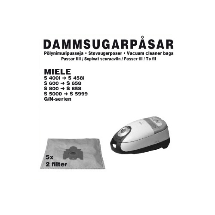 Champion Dammpåsar Miele 5st