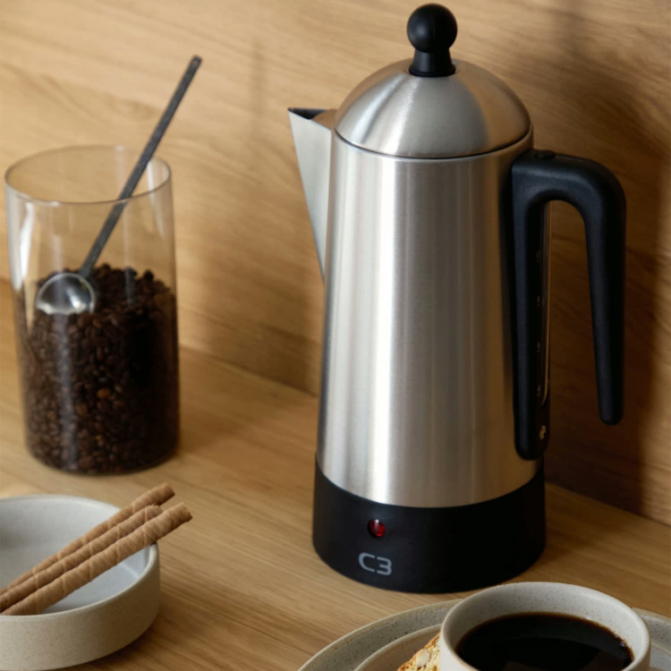 C3 Perkolator Design Borstat Rostfritt stål 10kp
