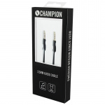 Champion 3,5mm Audiokabel 2,0m Svart