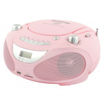 Champion Boombox CD/Radio/MP3/USB Rosa Champion Boombox CD/Radio/MP3/USB Rosa