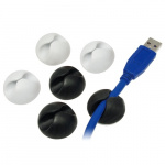 LogiLink Kabelhållare själhäftande 6-pack