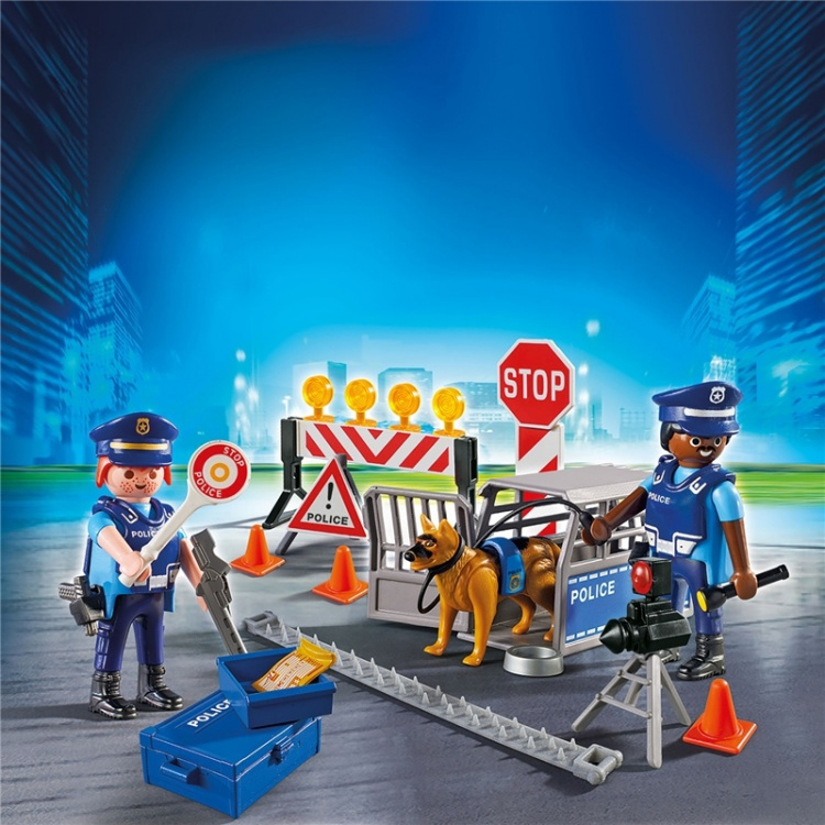 Playmobil Action, Polisvägspärr
