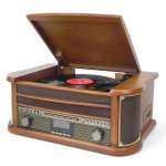 Soundmaster Retro skivspelare Bluetooth (NR545DAB)