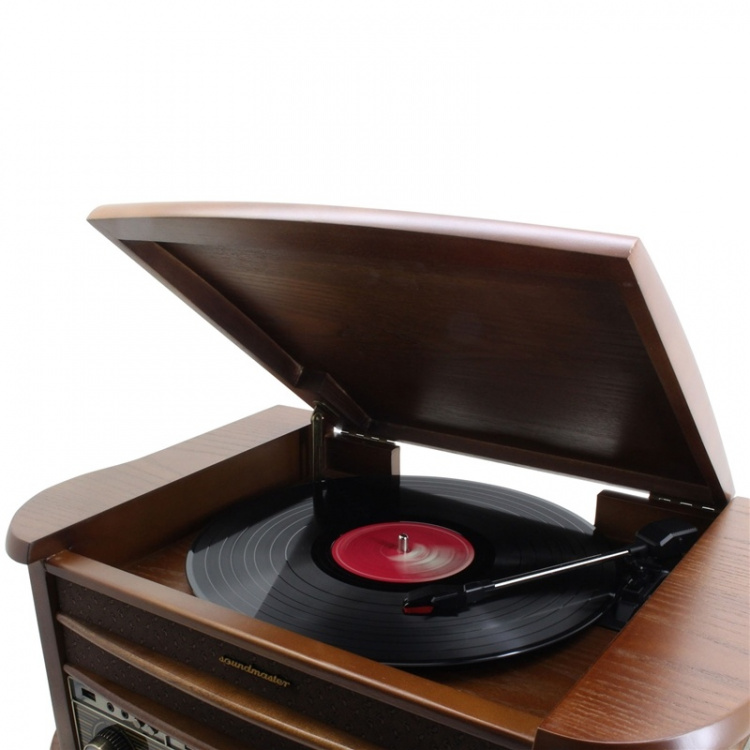 Soundmaster Retro skivspelare Bluetooth (NR545DAB)