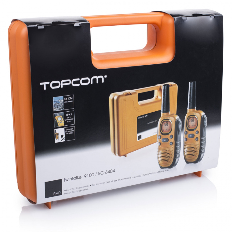Topcom Walkie Talkie Twintalker 9100 10km RC-6404 Topcom Walkie Talkie Twintalker 9100 10km RC-6404