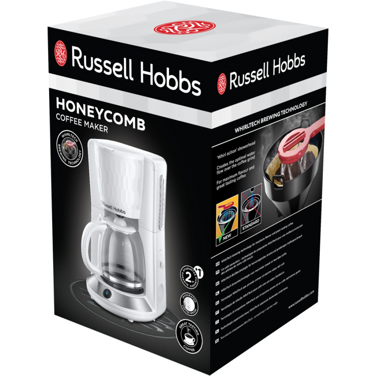 Russell Hobbs Kaffebryggare 27010-56 Honeycomb White