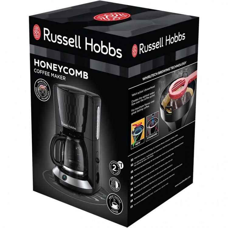 Russell Hobbs Kaffebryggare 27011-56 Honeycomb Black Russell Hobbs Kaffebryggare 27011-56 Honeycomb Black