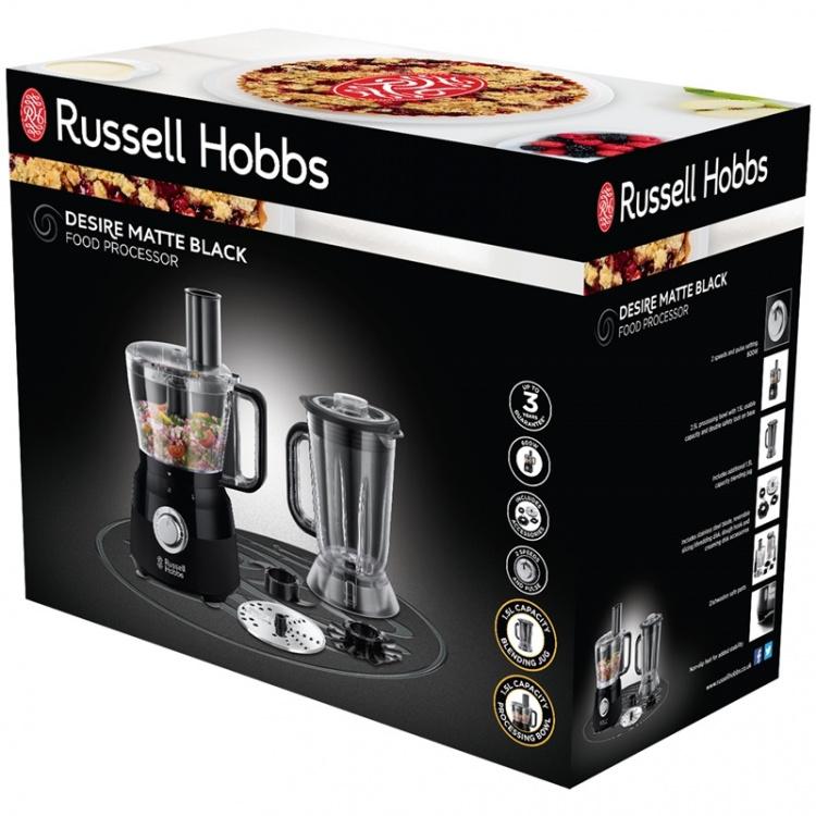 Russell Hobbs Matberedare 24732-56 Black Food Processor Russell Hobbs Matberedare 24732-56 Black Food Processor