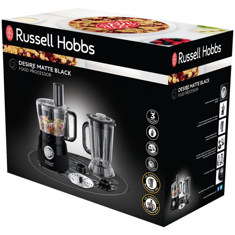 Russell Hobbs Matberedare 24732-56 Black Food Processor Russell Hobbs Matberedare 24732-56 Black Food Processor