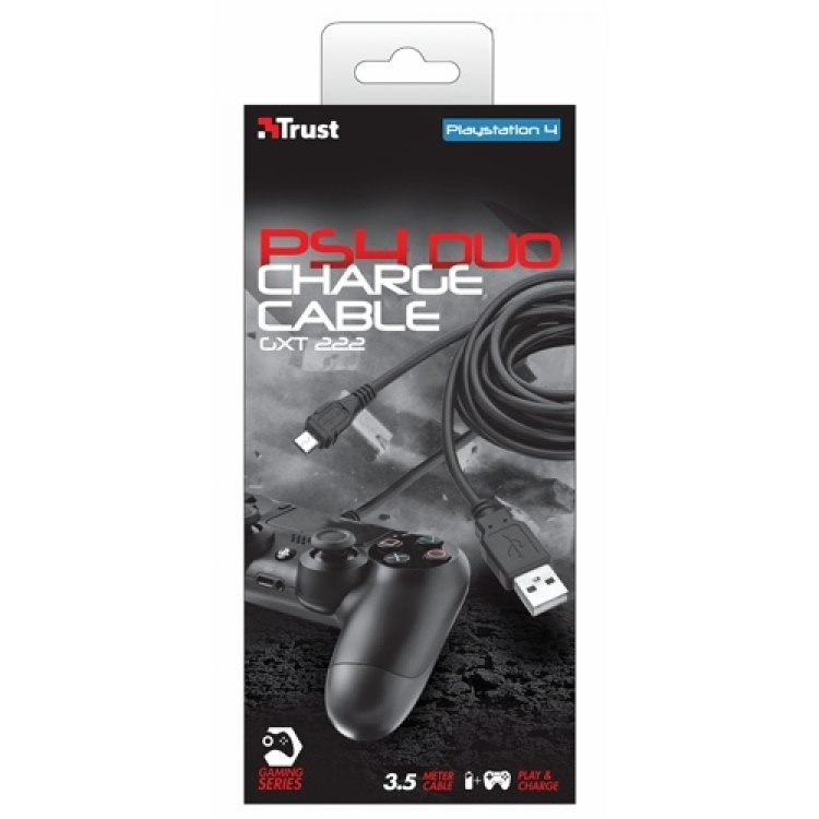 Trust GXT 222 Charge&Play Cable PS4