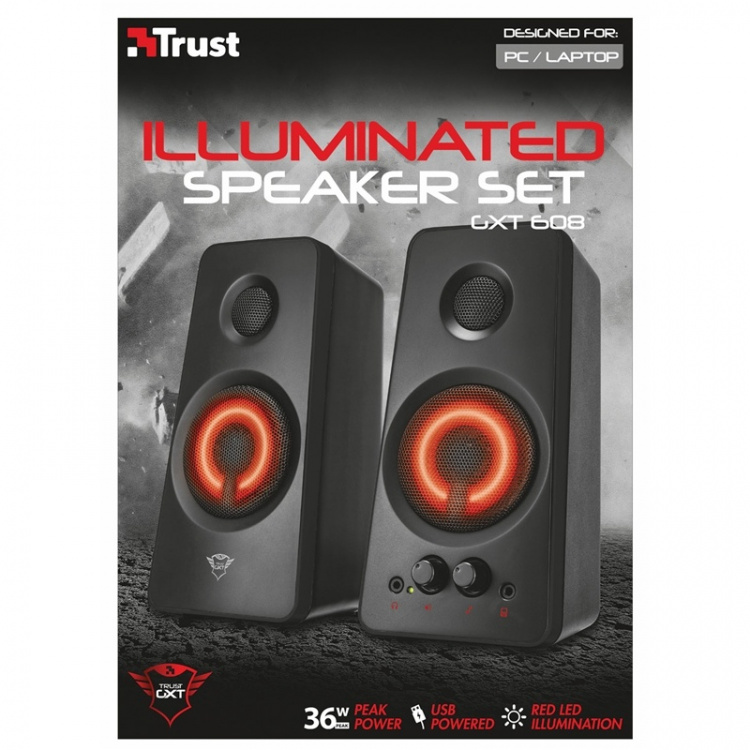 Trust GXT 608 LED 2.0 Gaming Speaker
