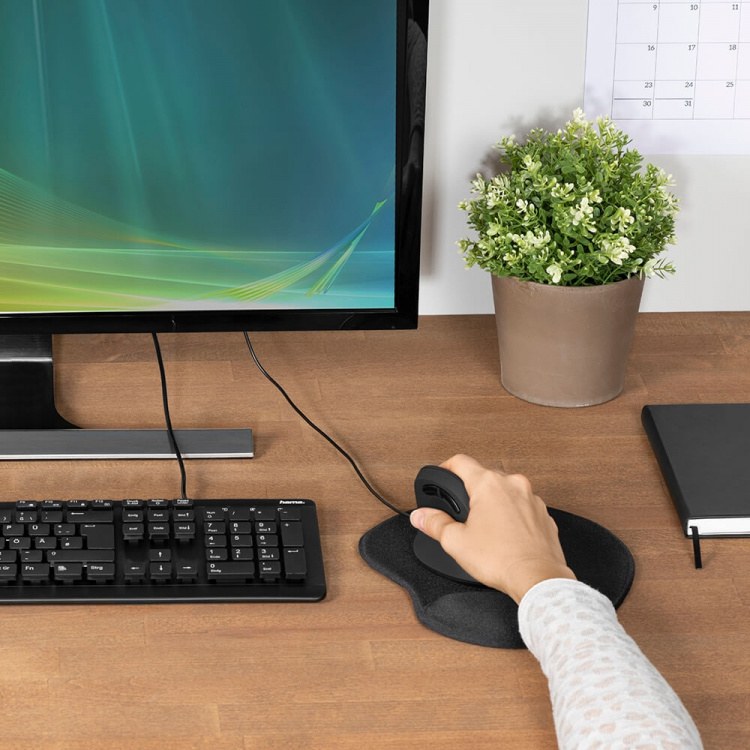 Hama Musmatta Ergonomisk Mini Svart Hama Musmatta Ergonomisk Mini Svart